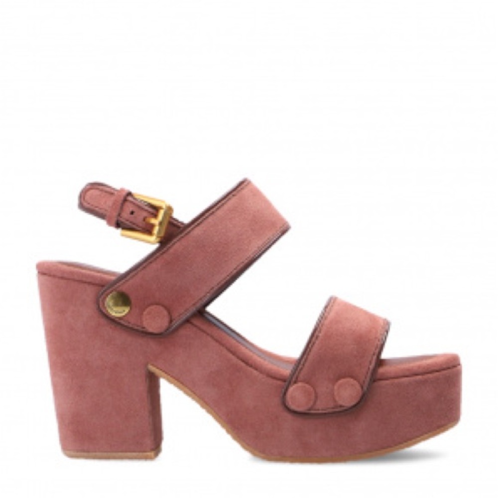 IN SEARCH OF - Pink Platform Sandals - See by Chloe